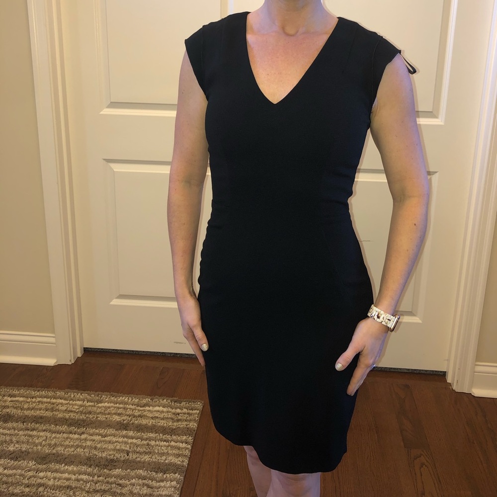 LBD with classic v neck